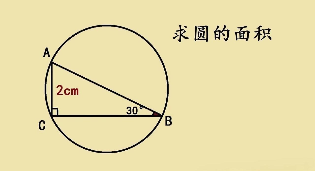 最近被上海某名校六年级附加题刷屏啦！就是这道求圆面积的几何题，拿给山东学生做，好