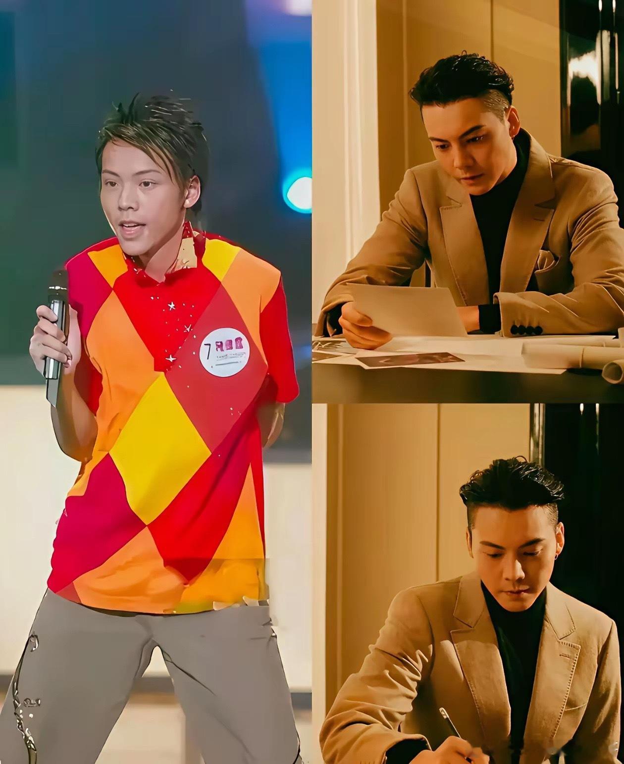 陈伟霆出道前颜值这么普又土，出道后是怎么做到变得这么帅气有型。