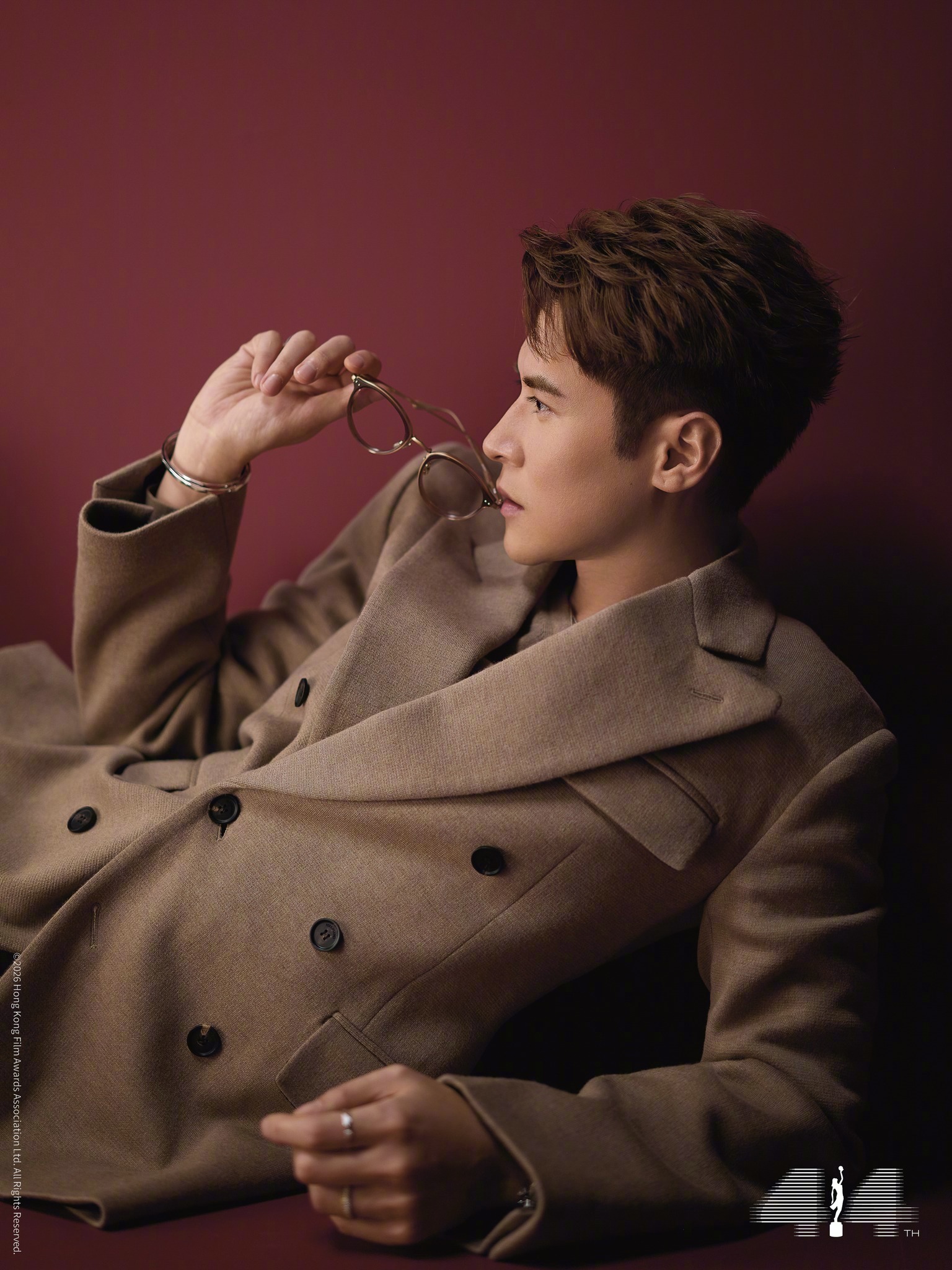 第44届香港电影金像奖最佳男主角入围者造型照。最佳男主角：张继聪《金童》古天乐