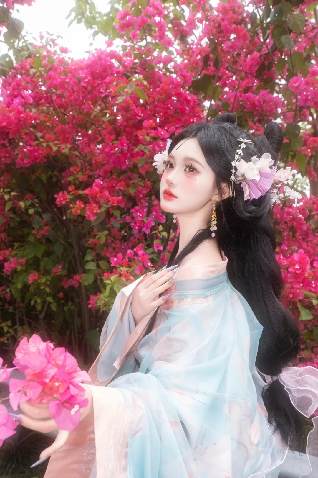 赣州超适合夏天拍的汉服妆造