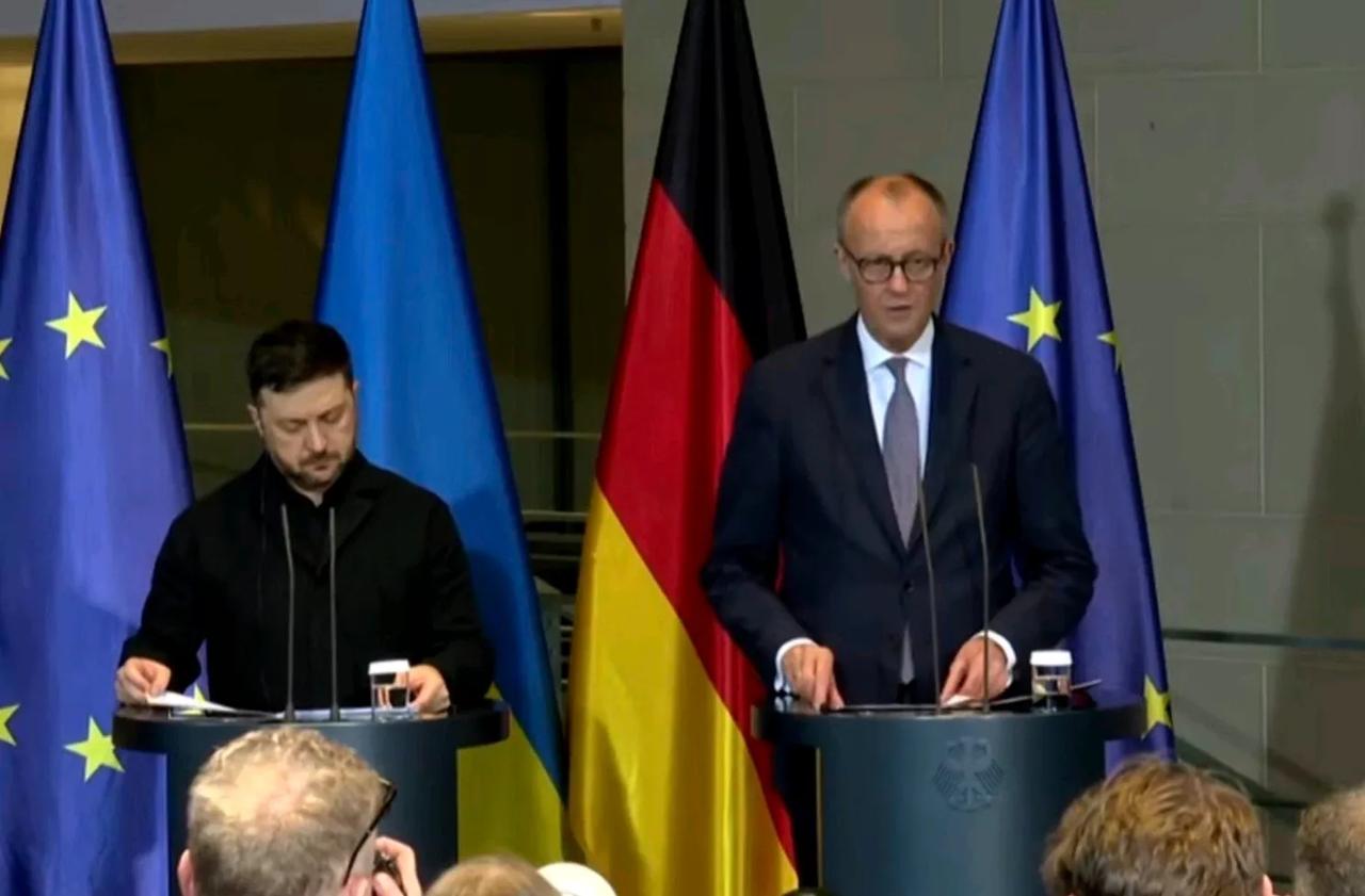 《金融时报》报道，当地时间15日，德国总理梅尔茨宣布，德国已和乌克兰达成了名为“