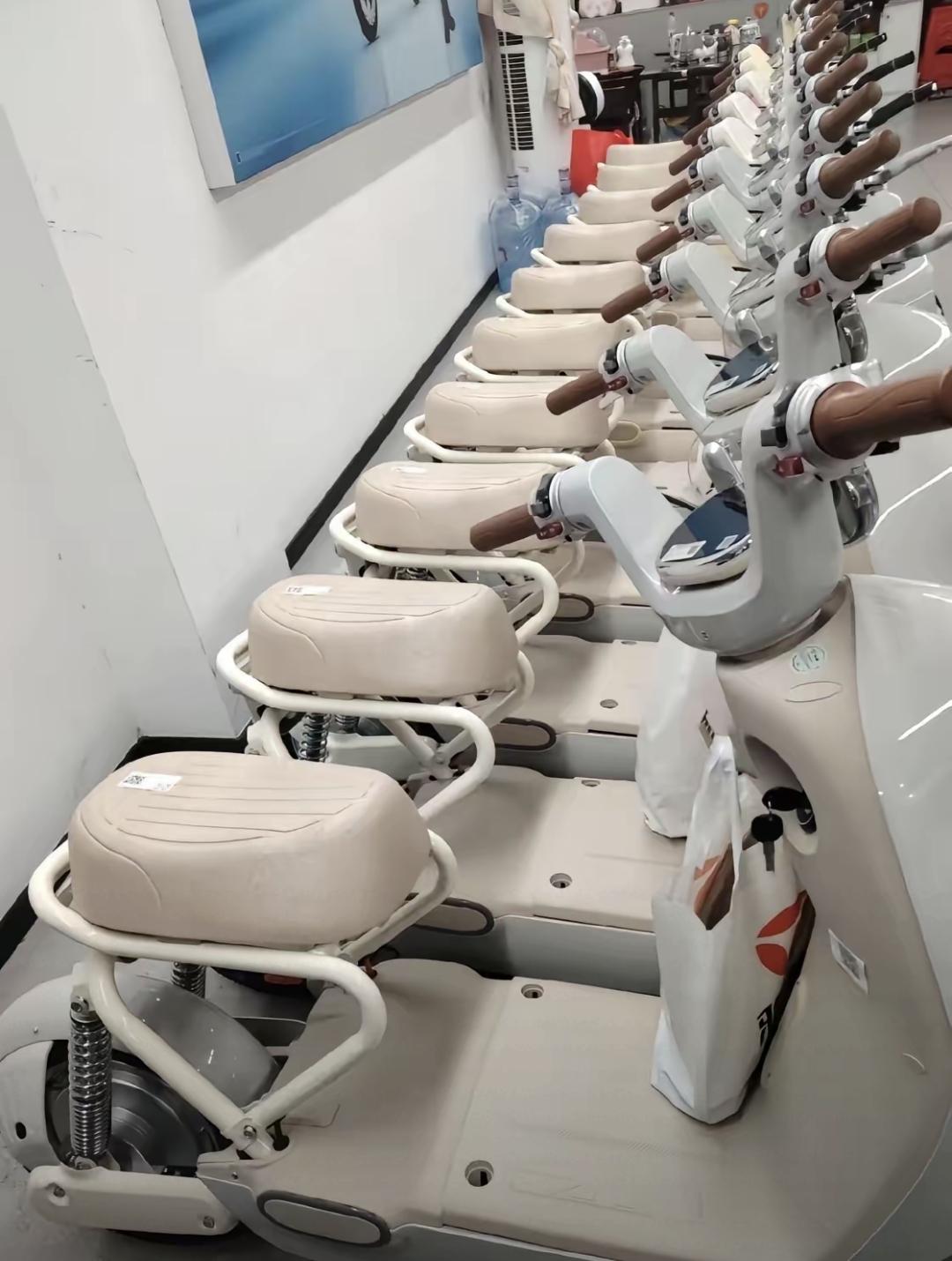 最近我发现街上新出的国标电动车全是长一个样，跟路边共享单车没啥区别。车后面连放东