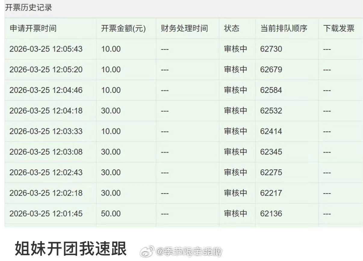 晋江开发票排队6万➕了，纯活该