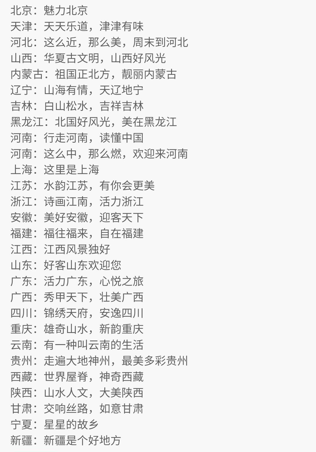 全国各地的文旅口号我​觉得河北的最好，不止是朗朗上口。“我很好”和“你得来”