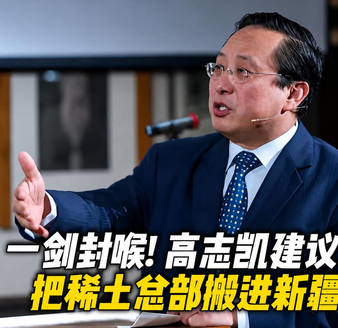 一剑封喉！高志凯祭出顶级阳谋，稀土总部落户新疆，彻底逼死西方双标套路！高志凯这