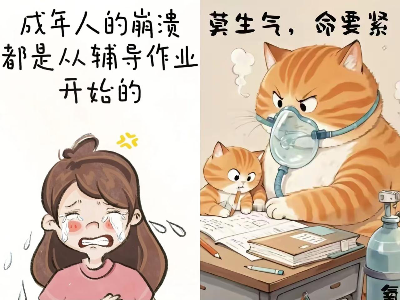 又是同款妈妈，正处在崩溃边缘呢。昨晚散步路过一栋楼，那楼上传来妈妈歇斯底