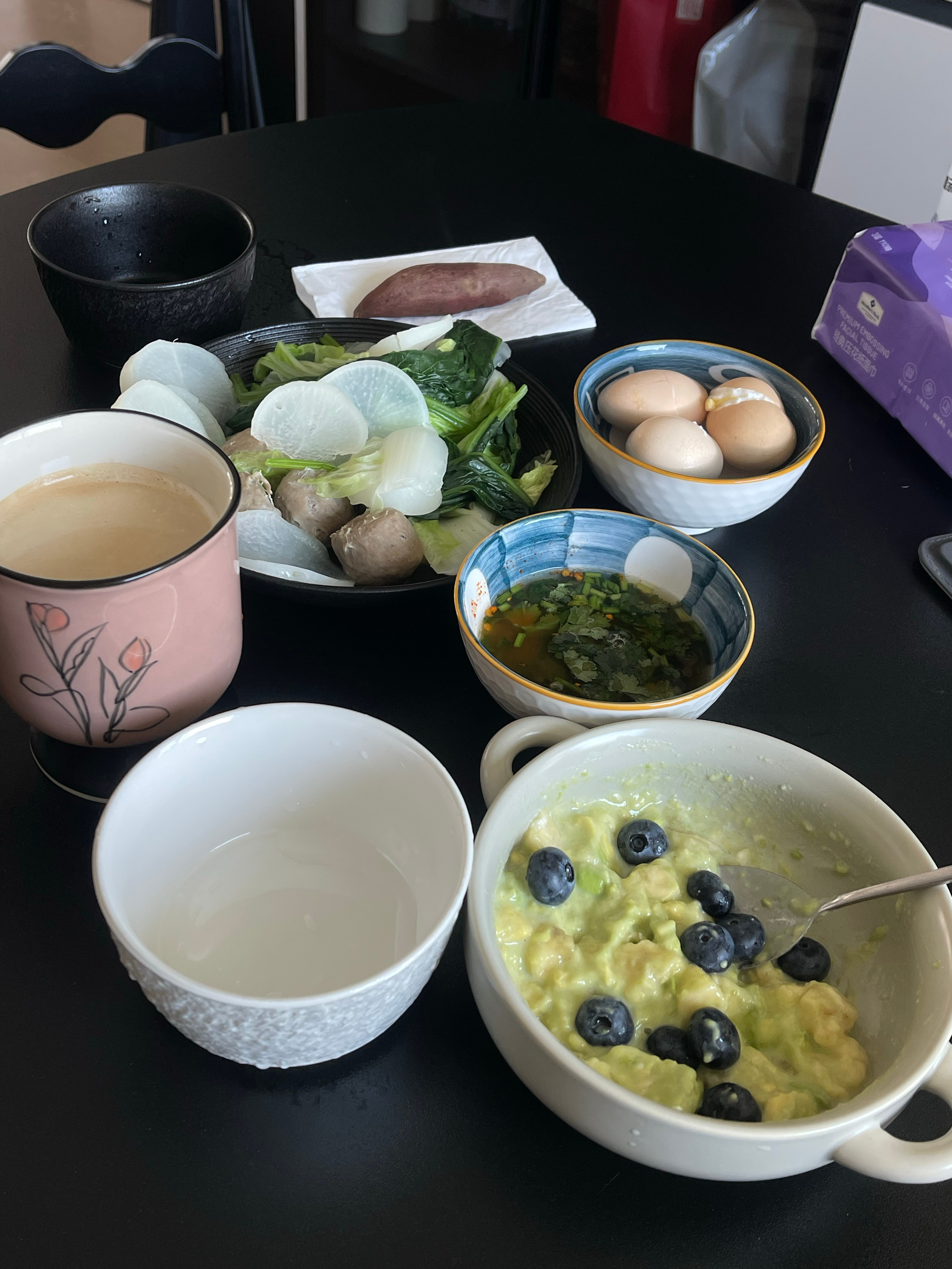 🥣｜备婚前的一个月～每日早午餐水煮菜全靠贵州大学室友的蘸水支撑着吃完太好吃了
