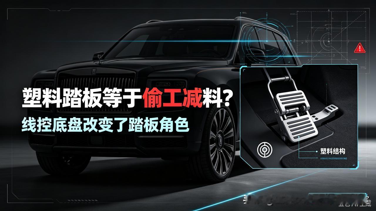 关于踏板的测试视频，有两个问题值得大家探讨：1.塑料踏板是不是就一定偷工