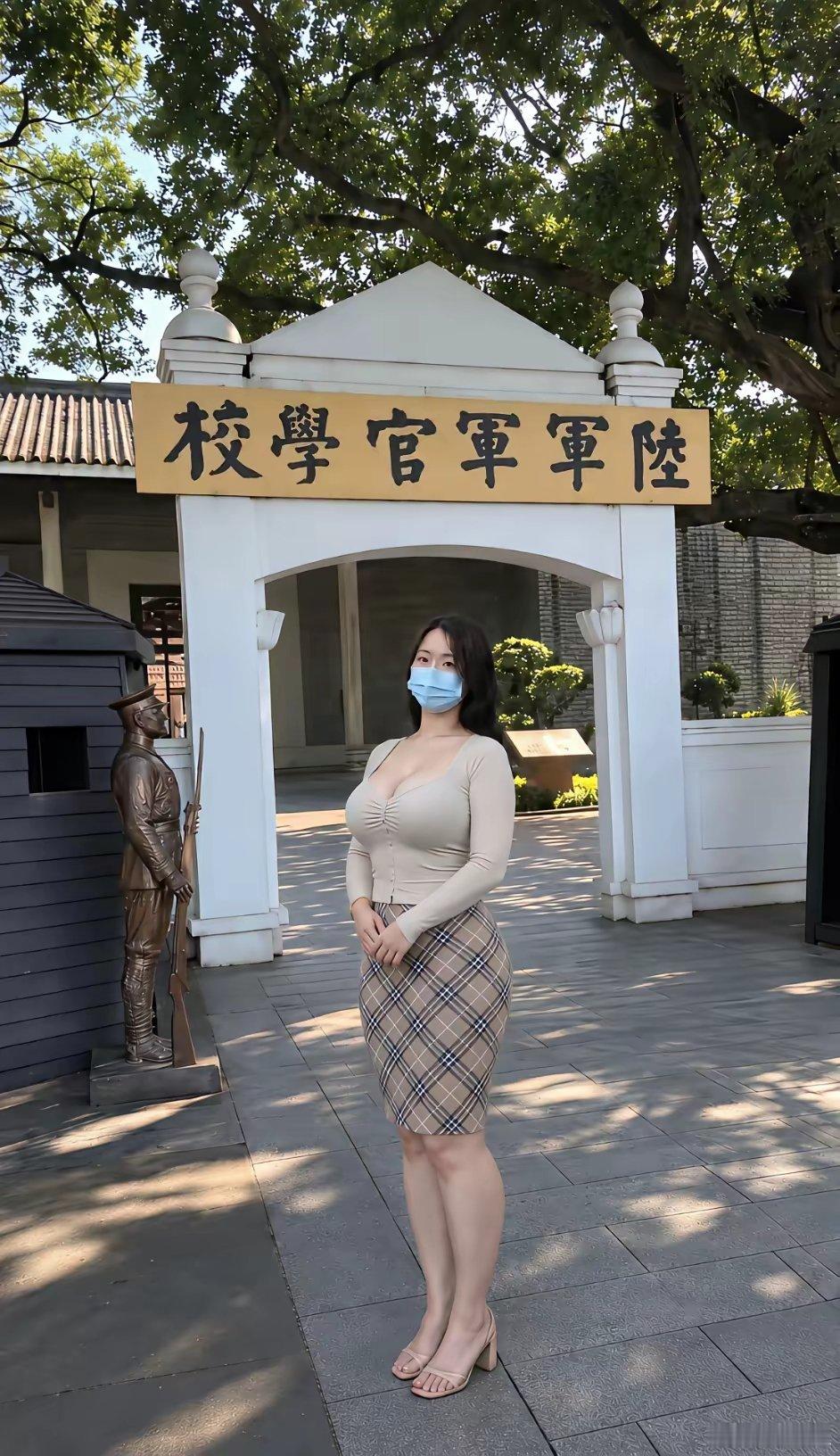 这美女符合军校招生条件么？​​​