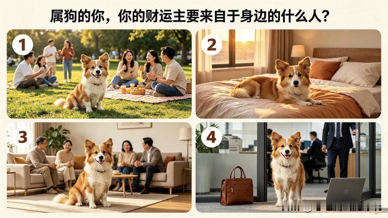 属狗的你，看过来！看看你的财运主要来自于身边的什么人？别着急划走，真的很