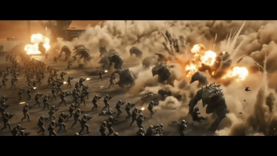 奥特曼后继有AI了AI替奥特曼上岗打怪兽没想到有朝一日奥特曼也能被AI替代，以后