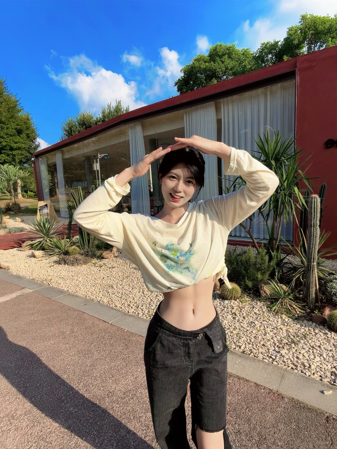 自由感阳光下☀️的夏天