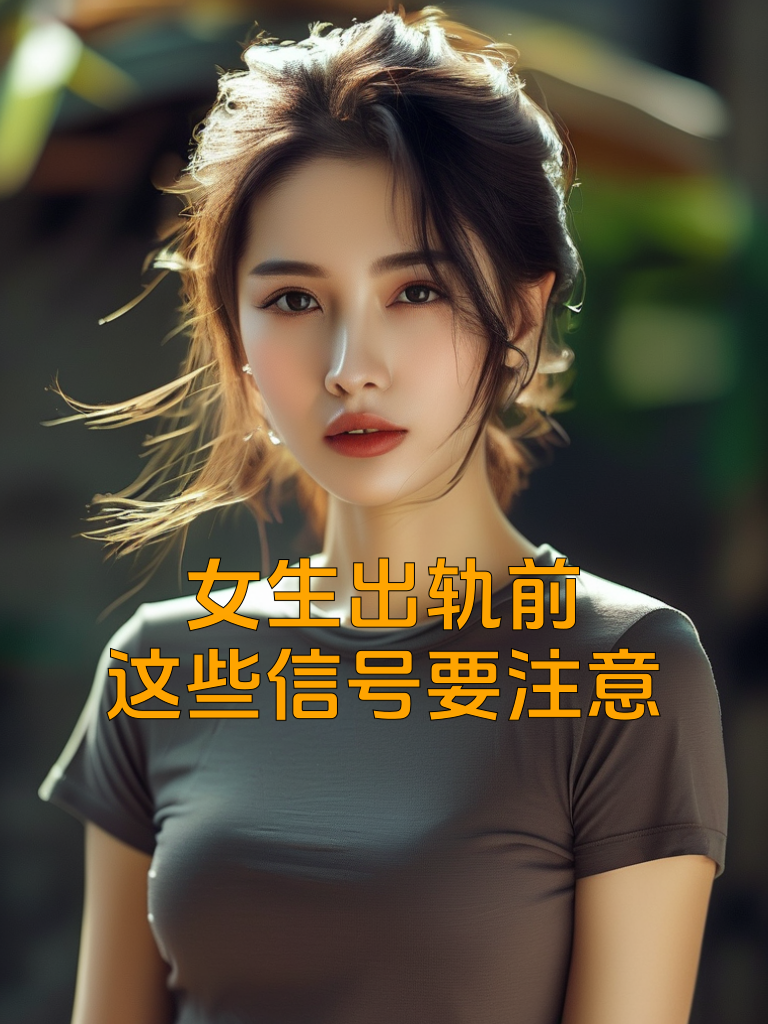 女生出轨前，这些信号要注意