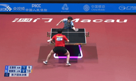 全运会王楚钦二输樊振东。2025年第十五届全运会男团决：樊振东3比1王楚钦（-8