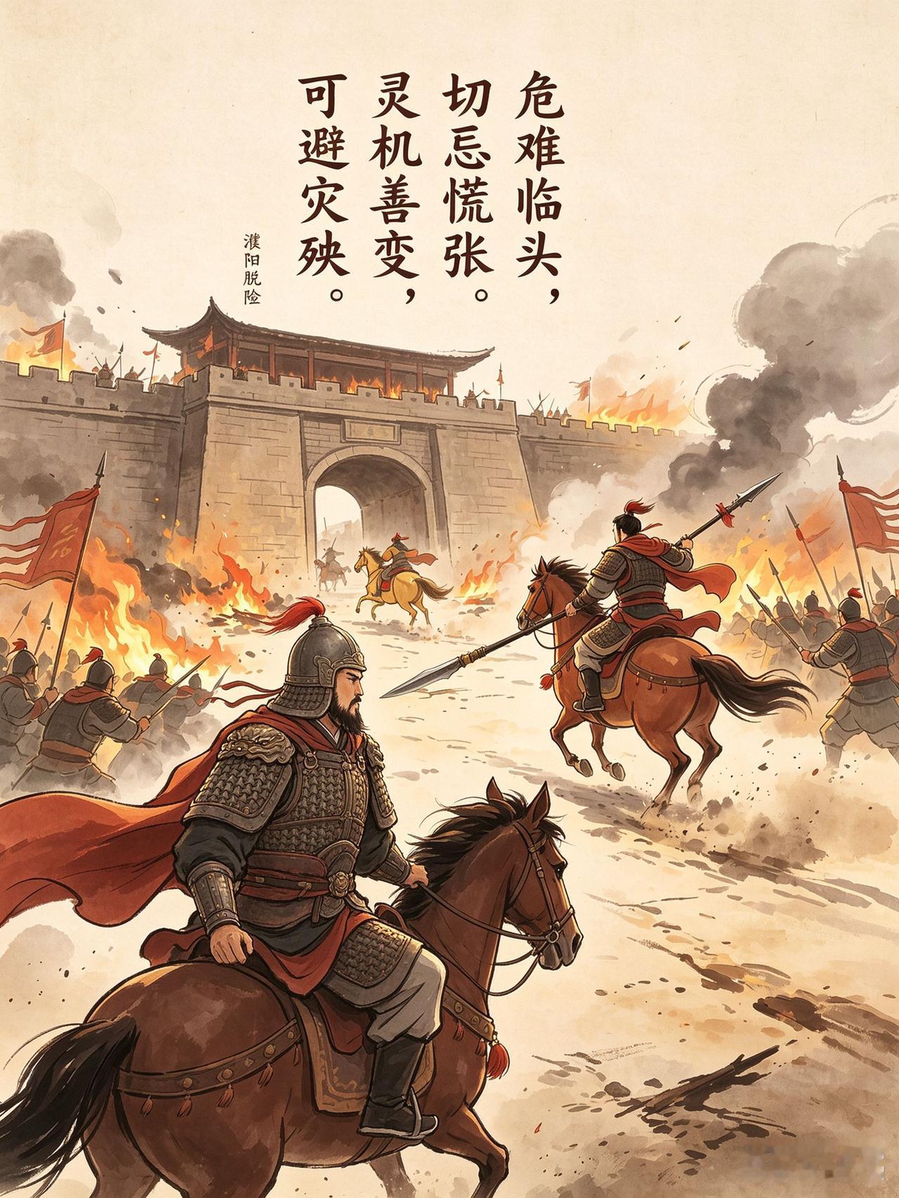小故事濮阳脱险曹操领兵，攻打濮阳；对手吕布，是员猛将，勇武过人，