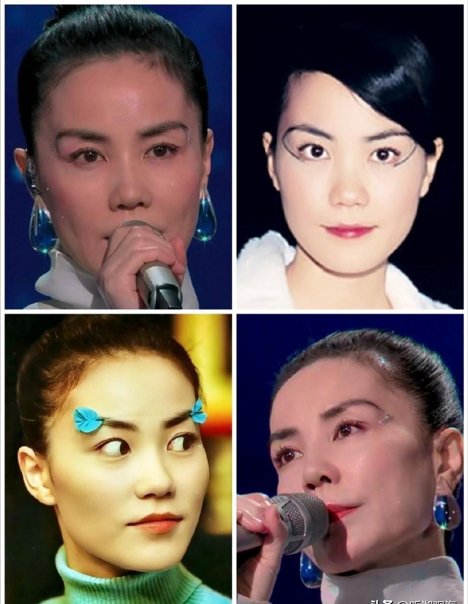 王菲这眉毛再上热搜，你以为是老了丑了？错了！你根本没看懂天后，她20年前就敢