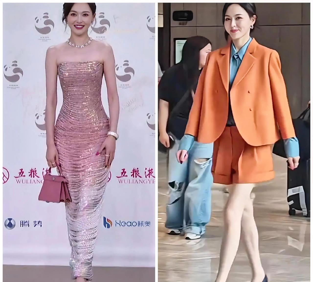 恭喜唐嫣再获女主角奖，金熊猫盛典被唐嫣这两套ootd给惊艳到了，身材修长匀称的她