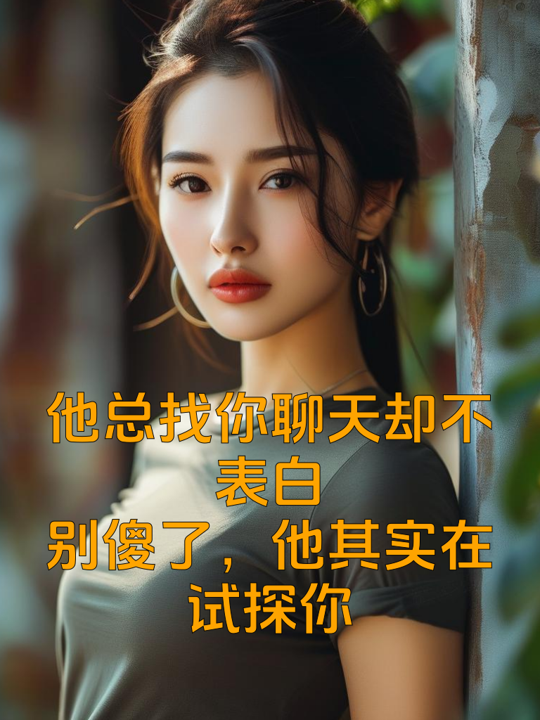 他总找你聊天却不表白？别傻了，他其实在试探你
