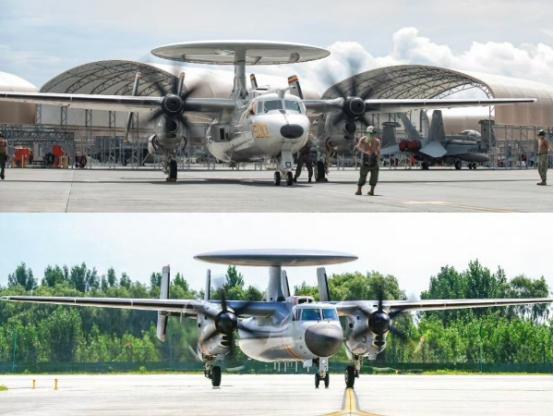 中国空警-600与美国E-2D舰载机预警机的同角度对比。 从空警-600