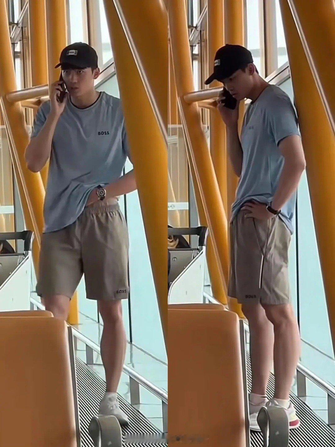 据说汪顺这是宁波男人标准接电话姿势？[笑着哭]​​​