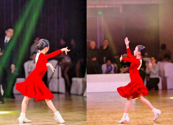 邓超后槽牙咬破了都没想到女儿只是去比赛拉丁舞，本以为能顺利拿冠军，万万没想到还