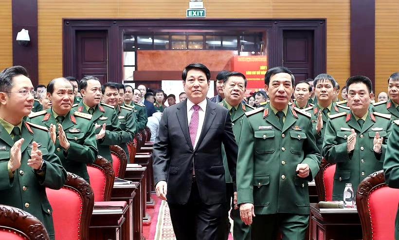 越南军委开会，主席梁强要求，越南人民军要自觉、积极、准确、有力贯彻苏林书记指示，