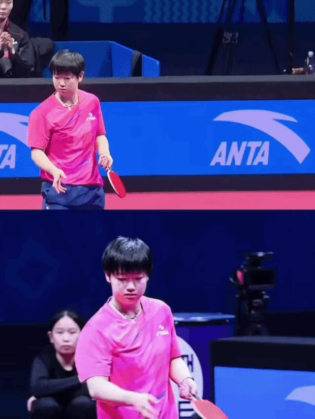 孙颖莎又凭可爱名场面收获了一波网友的心！近日某赛场画面里，打比赛打上头的莎莎，竟