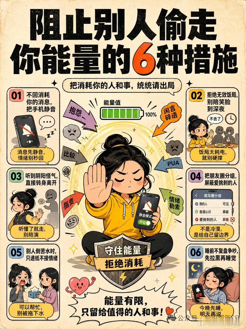 能量有限，不必对所有人都热情满满。