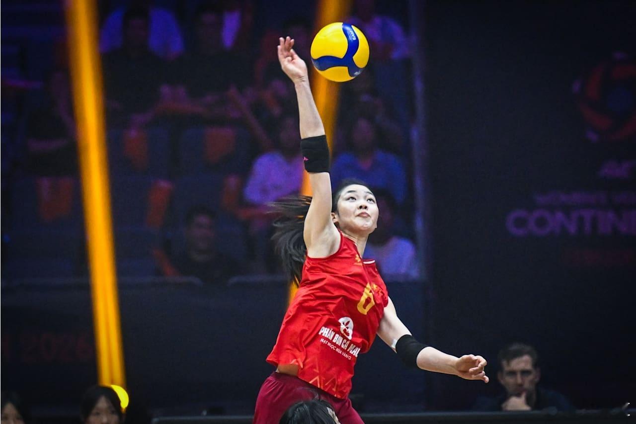 范琼香前两局8分14扣7中1失误被拦1拦2026女排亚锦赛中国女排vs越南