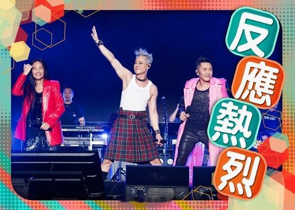 【On.cc】草蜢廣州音樂節熱唱　爆汗演出大呼好爽草蜢前晚（3日）以第二日表演嘉