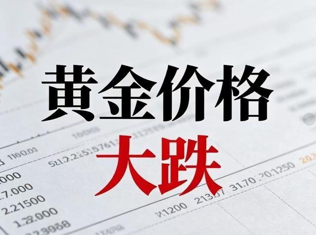 一夜暴跌100多美元！黄金突然大跳水，抄底的人哭惨了！谁也没想到，一路疯涨的黄金