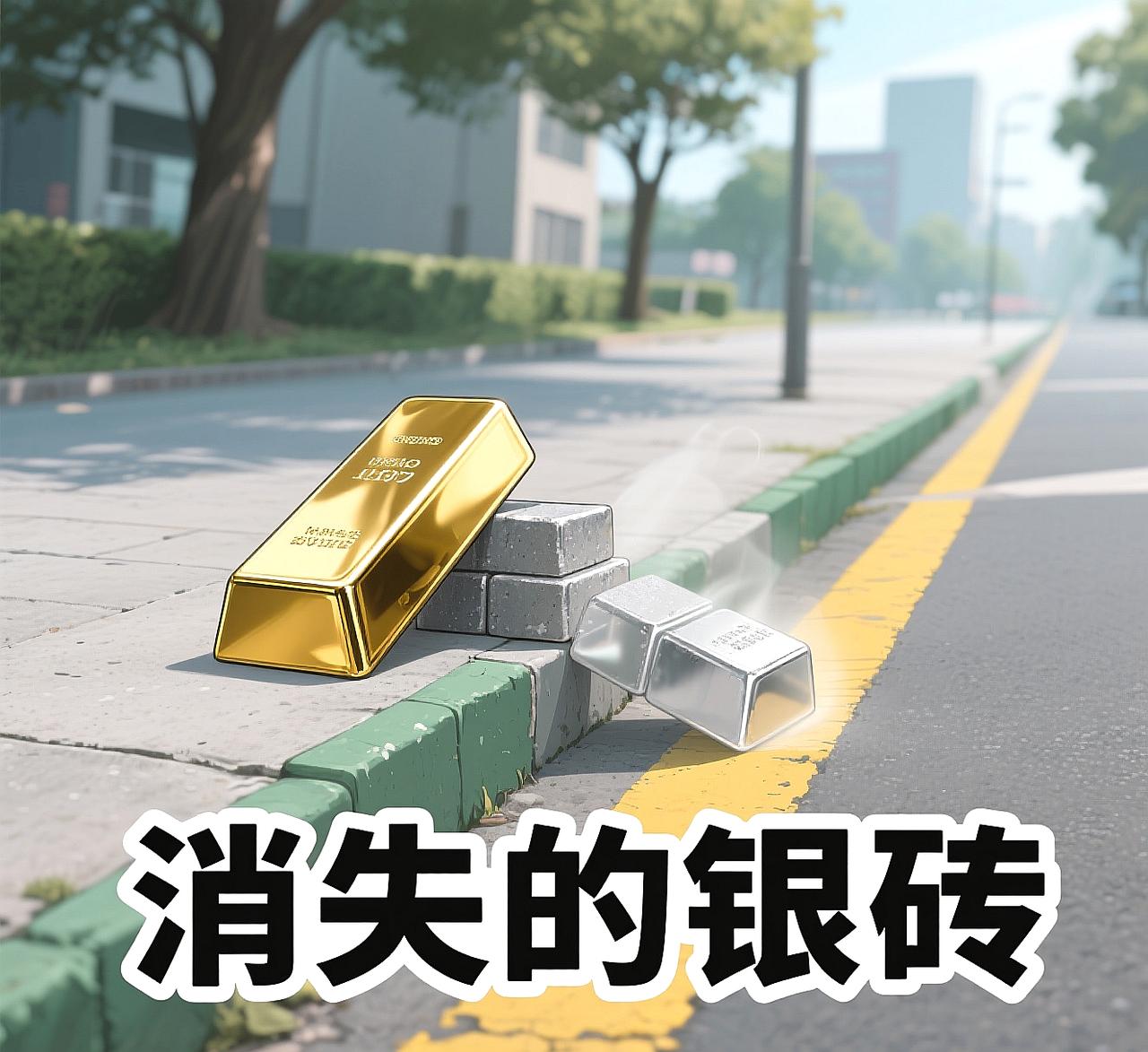各位可都看着新闻了吧，这地上是又有金条捡，又有银砖捡啊。但是这金条被捡到和银砖
