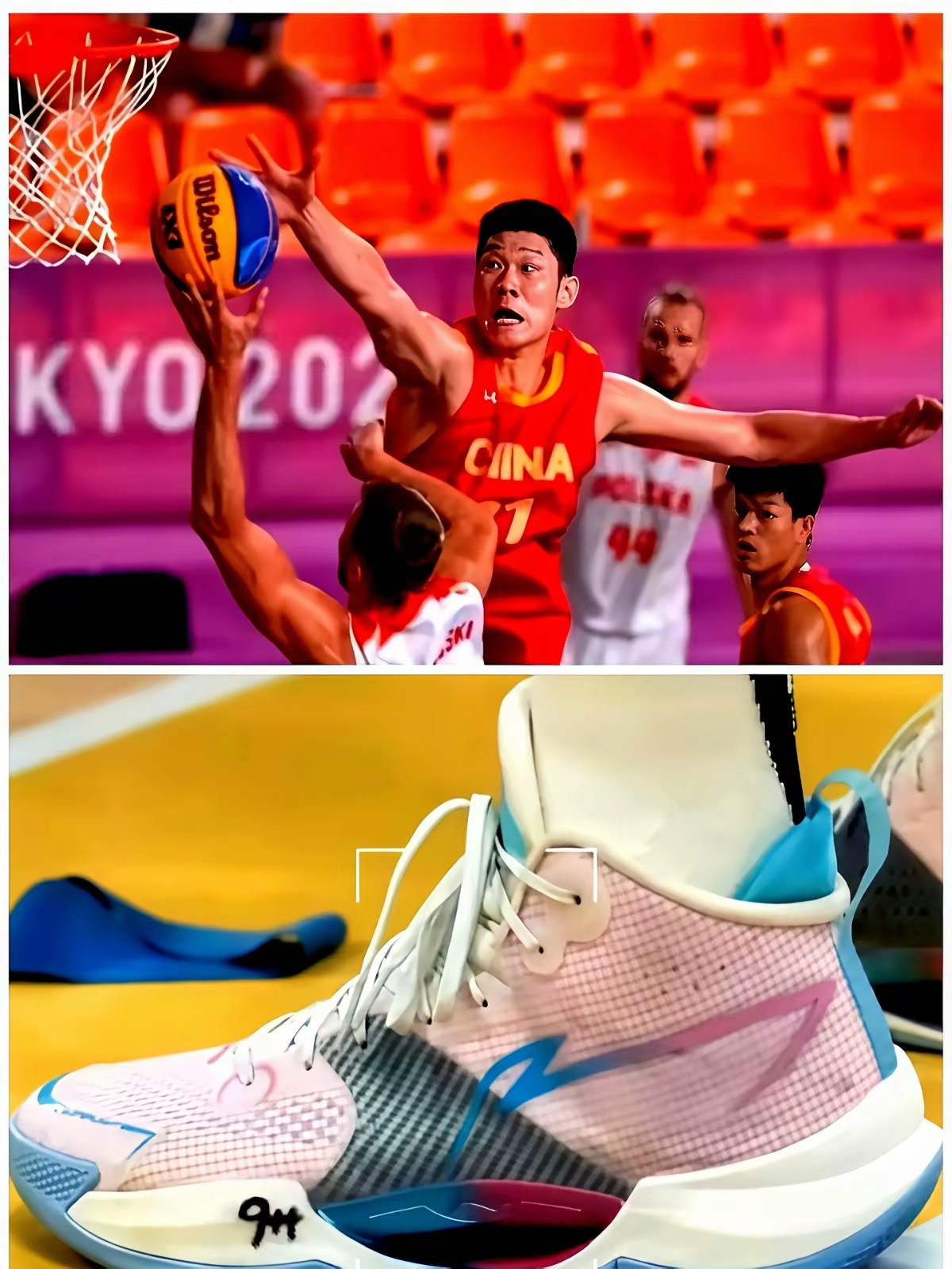 球鞋看人品？胡金秋的球鞋上写的9号，这可是赵嘉仁的球衣号码，带着室友一起战斗，这