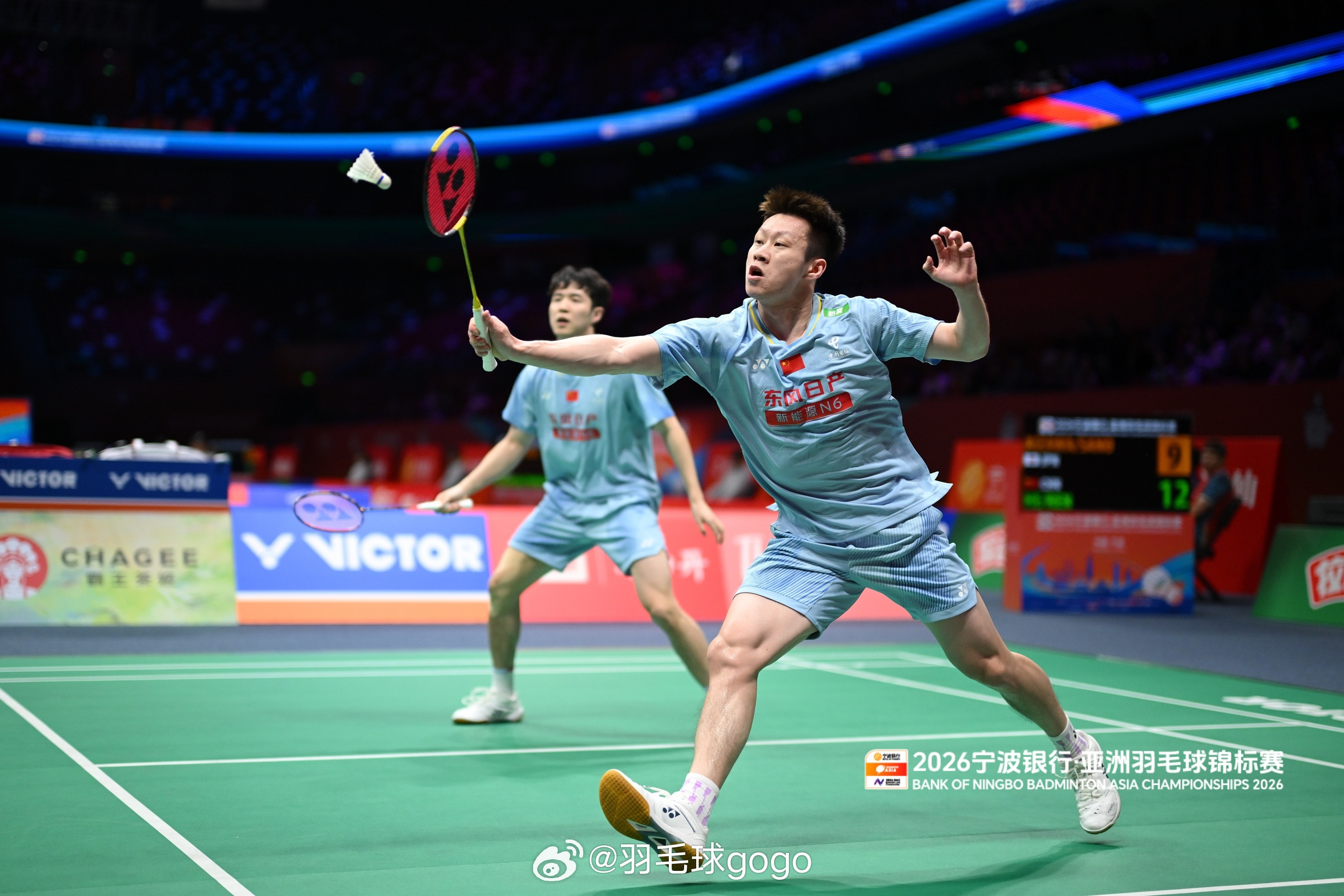 2026年羽毛球亚锦赛中国羽毛球队首战取胜晋级正赛，🇨🇳何济霆/任翔宇明天