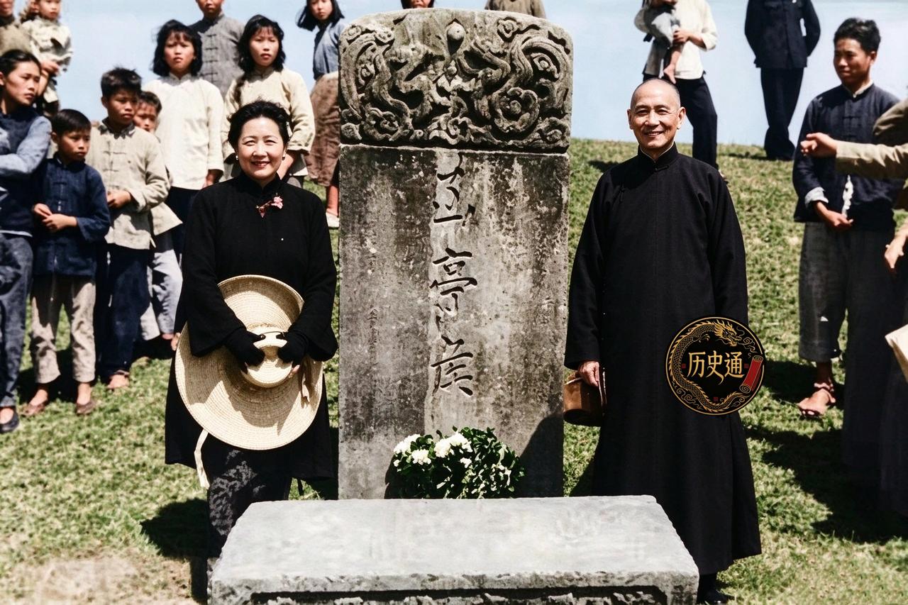 一九四八年五月，南京刚选出大总统，蒋中正还没宣誓就职，便带着宋美龄去了宜兴。不是