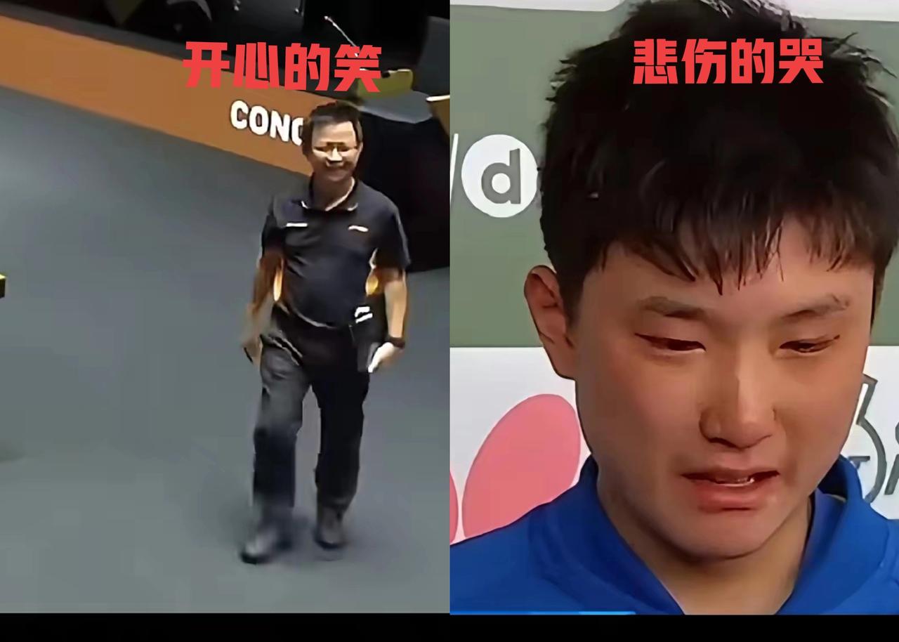 谁还没刷到那个裁判？陈俊崧3-2逆转张本智和后，他退场时那笑容都笑出褶子了！步