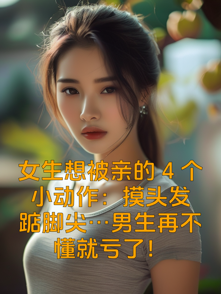 女生想被亲的4个‘小动作’：摸头发、踮脚尖…男生再不懂就亏了！