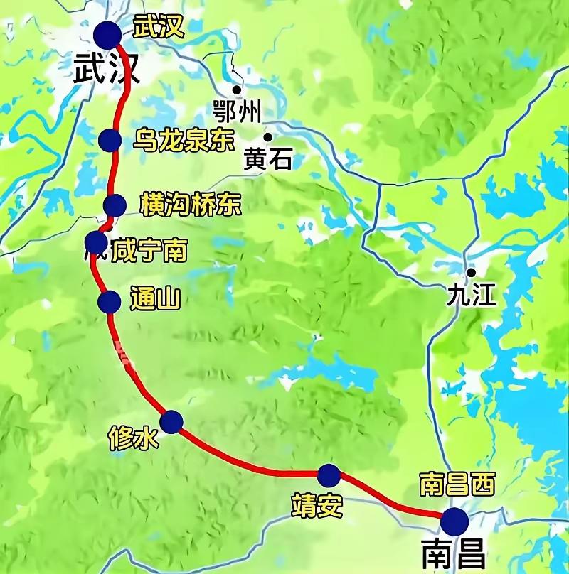 铁路昌九线即将通车，这可太让人期待了！昌九线的建成，能让南昌和九江之间的交通更便