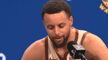 NBA常规赛，勇士136-116大胜黄蜂。赛后，斯蒂芬-库里接受了采访，谈到了科