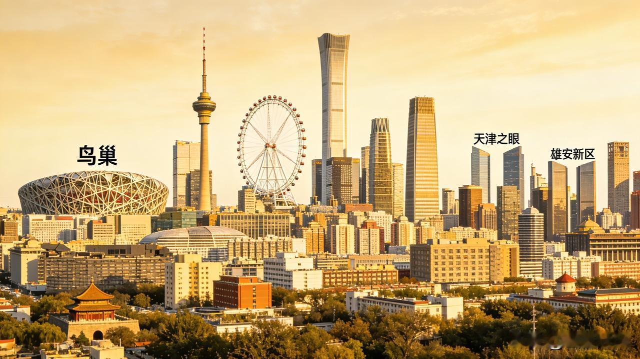 国家规划明确京津冀以北京为核心、天津为重要中心，构建“一核两翼、双城多点”格局。