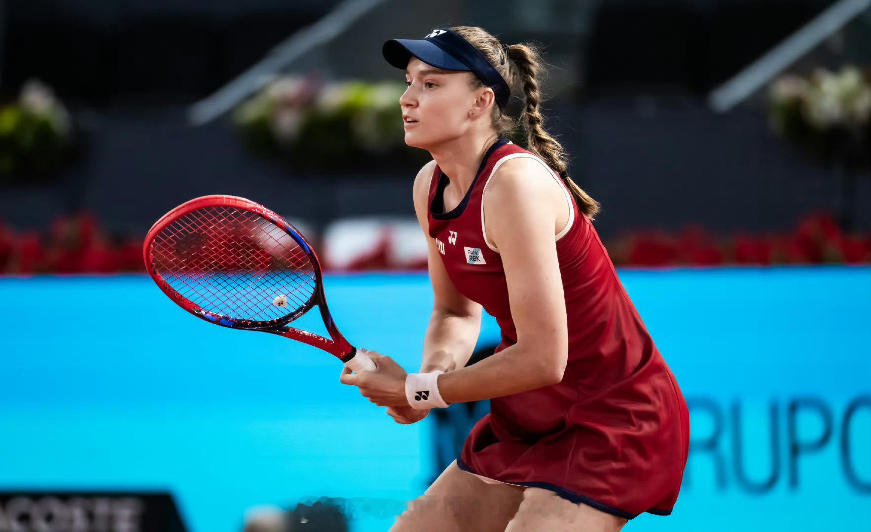 莱巴金娜爆冷出局🥶WTA1000马德里站第四轮，幸运落败者波塔波娃以7-6(8