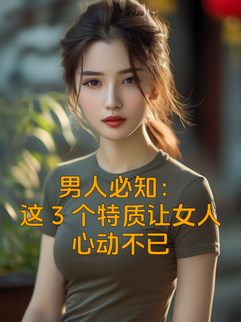 男人必知：这3个特质让女人心动不已