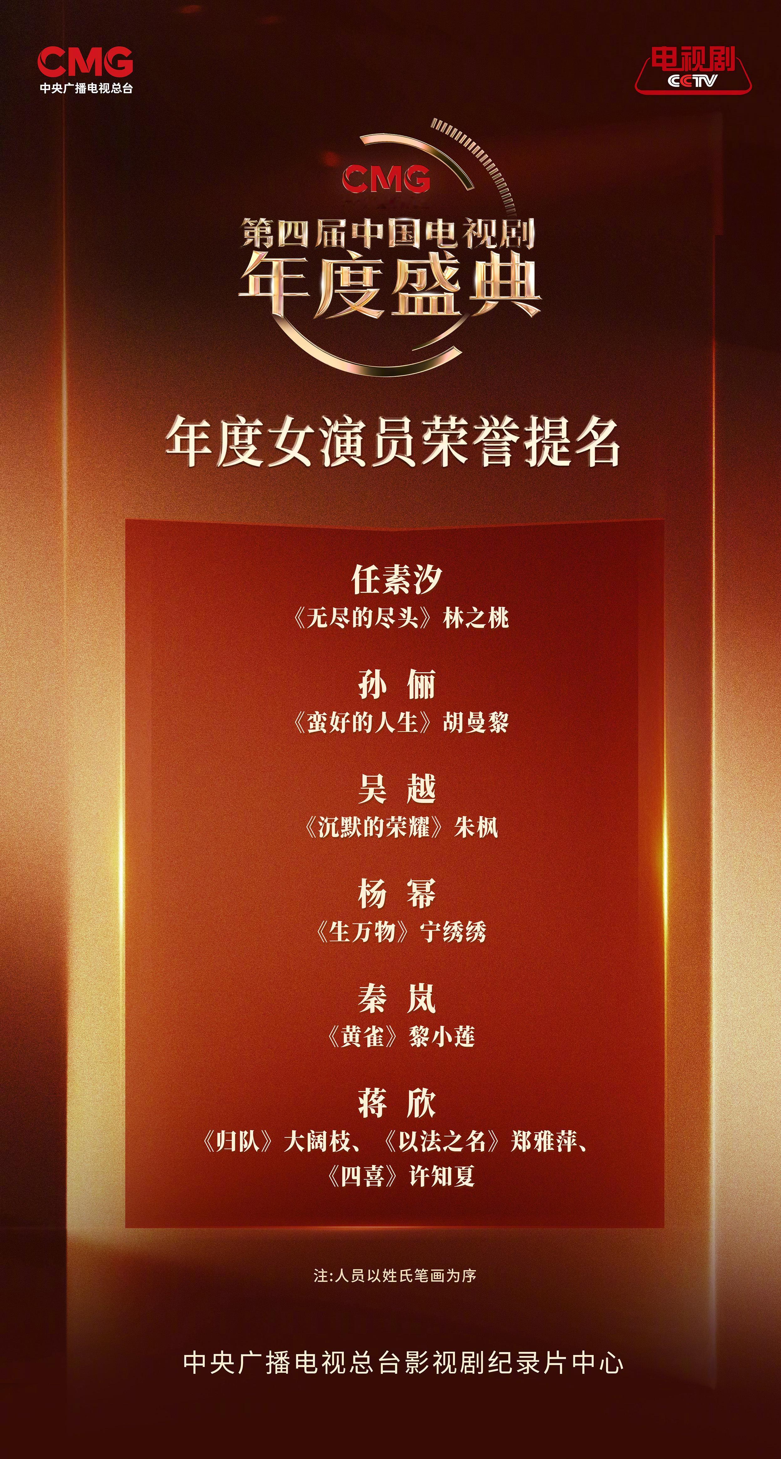 杨紫25年没提名总台视后原因一杨紫25年没在央视播剧，生命树是26年的剧，原因二
