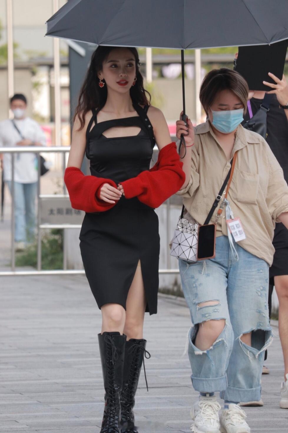 angelababy奔跑吧路透生图