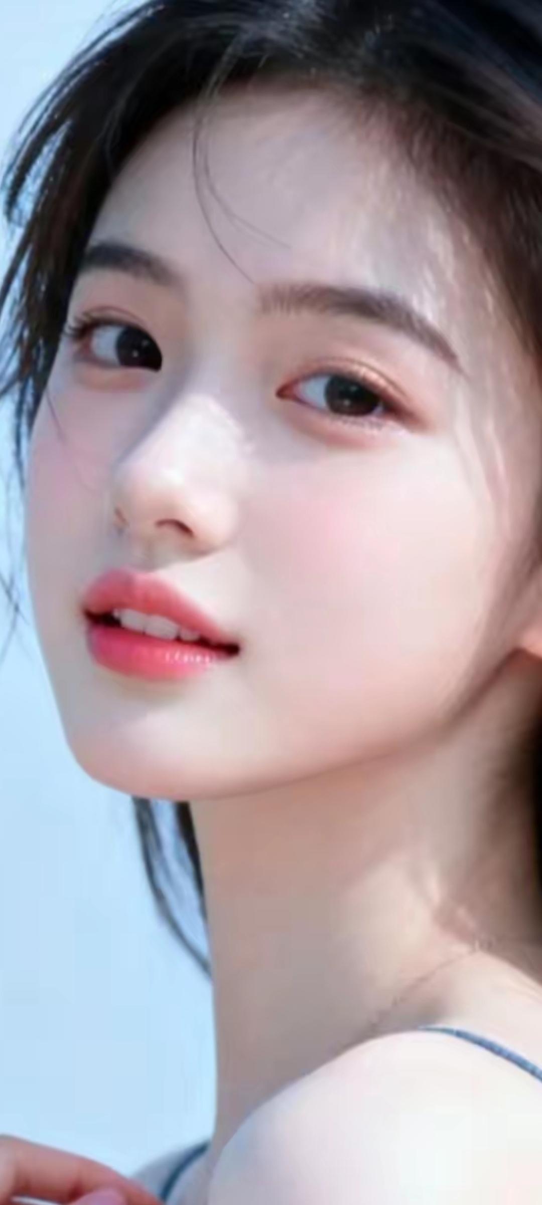 阳光下的少女，甜美动人，清新自然！🌞💕