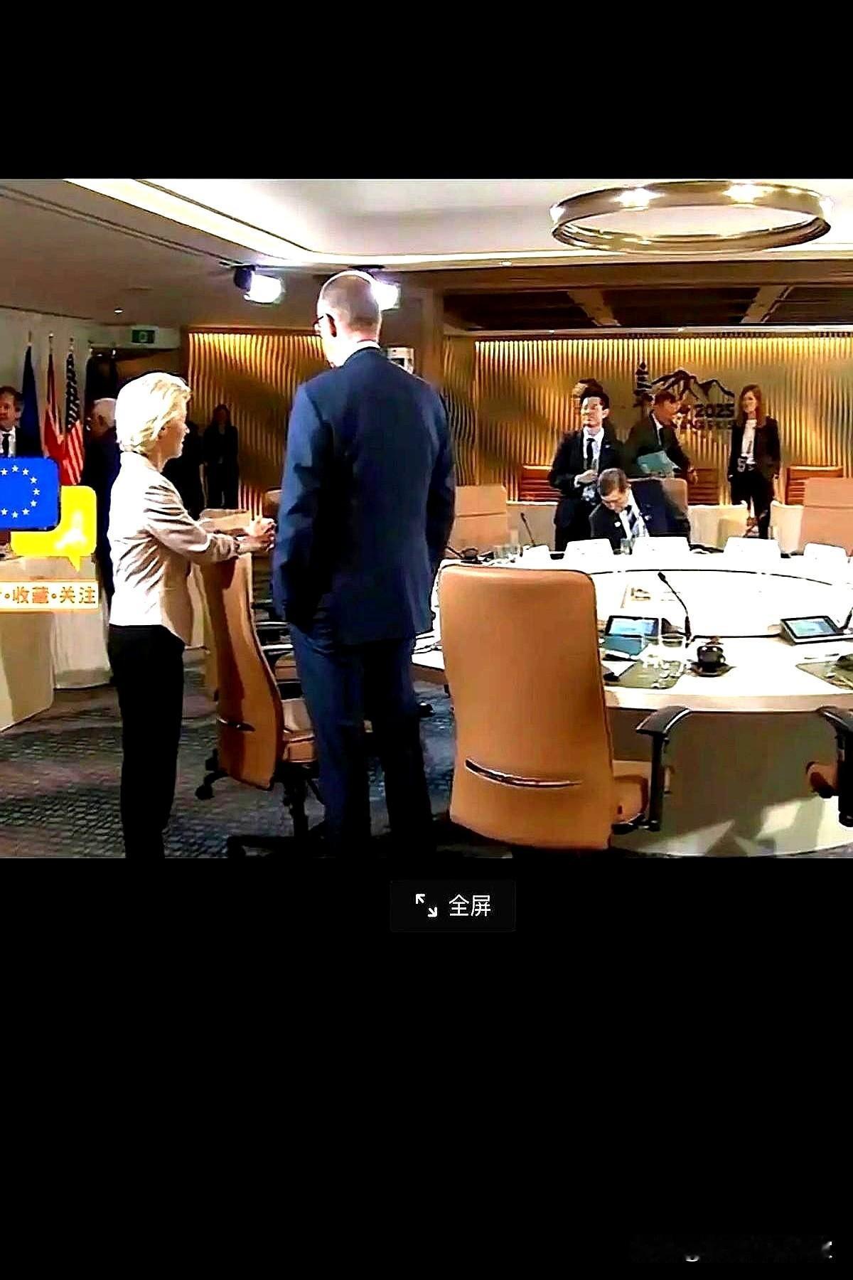 日本首相石破茂在G7峰会上非常尴尬的一幕！石破茂进入会场后，没人与其打招呼，
