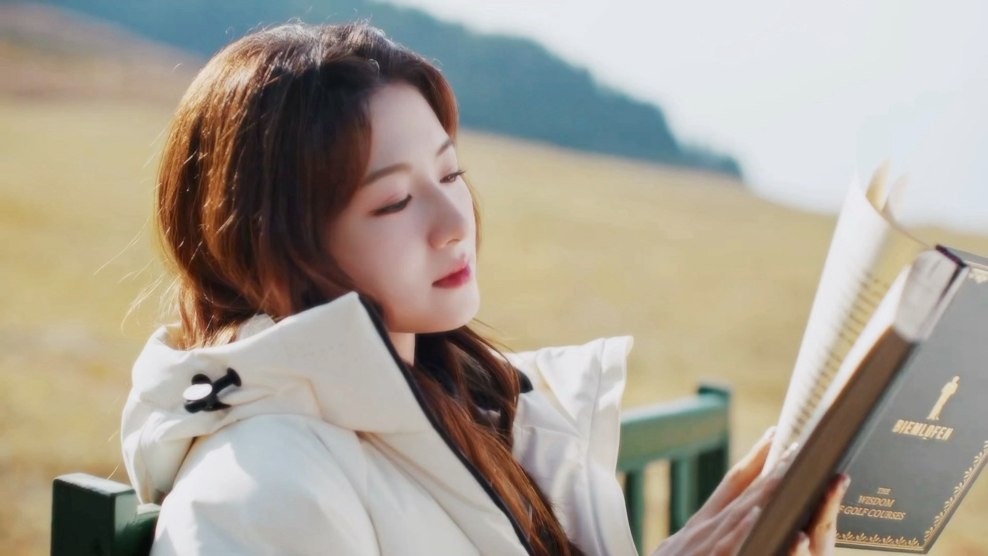 李兰迪今日份商务大片，一种气血很足的美！！