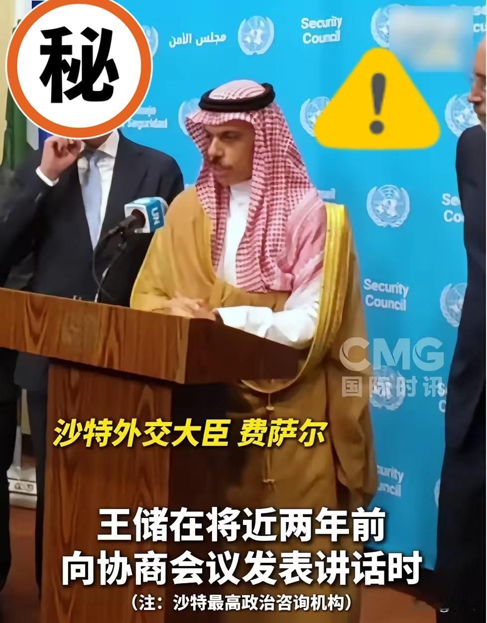 快讯！快讯！就在刚刚沙特突然宣布了！​9月25日，沙特外交大臣费萨尔在联合