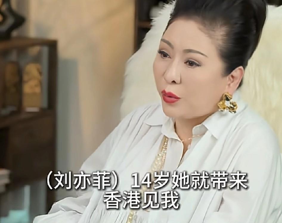 向太：“刘亦菲14岁的时候被她妈妈带来见过我，但我没有签她，因为她浑身名牌，张口