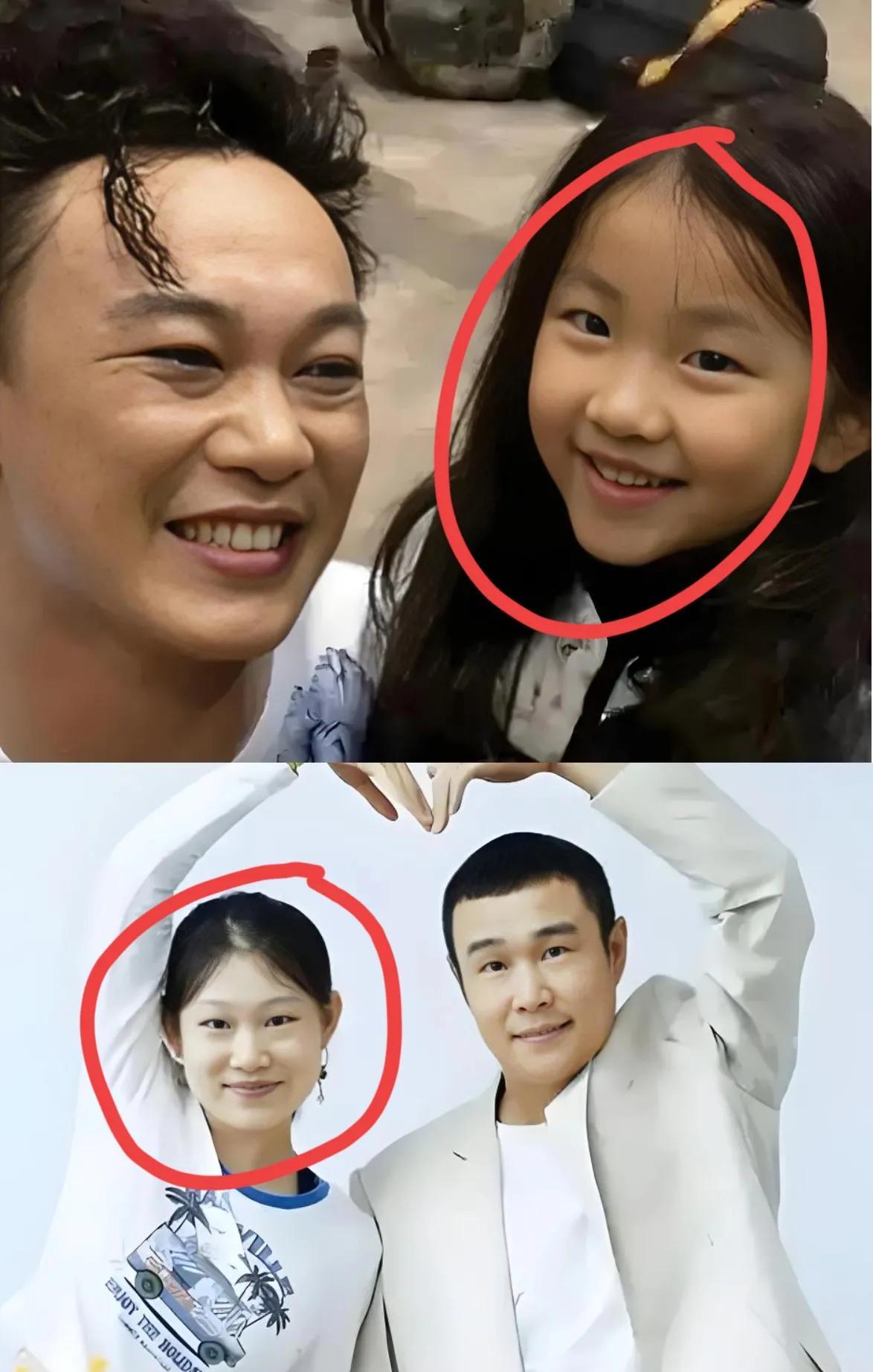 看到陈奕迅女儿和小沈阳女儿都顺利出道了，我决定不会再逼孩子了，不是因为艺术